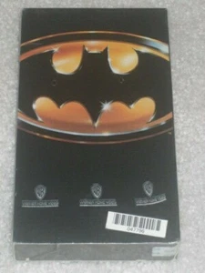 BATMAN VHS 1989 SEALED LIKE NEW / SHRINK WRAP TORN OFF IN UPPER BACK CORNER - Picture 1 of 5