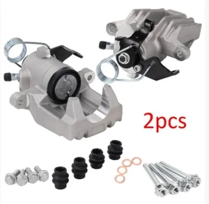 2 x Rear Brake Calipers For VW Golf MK4 1998-2005 1.4 1.6 1.8T 1.9 TDI 2.0 Pair - Picture 1 of 9