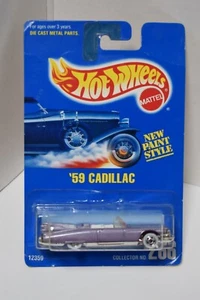 1992 Hot Wheels Collectors No. 266 ’59 Cadillac New Paint Style Purple - Picture 1 of 2