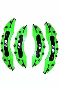 Cubiertas de pinza de freno de disco de coche Green M Performance 4 piezas/universales - Imagen 1 de 5