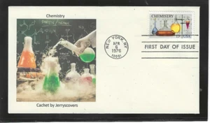 CHEMISTRY FDC 1976 NEW YORK, NY JERRY'S COVERS 1 of 1 - Picture 1 of 1
