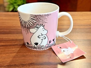 ARABIA Moomin Classic LOVE Mug Cup Pink NEW Tag NWT - Designed in Finland - Picture 1 of 10