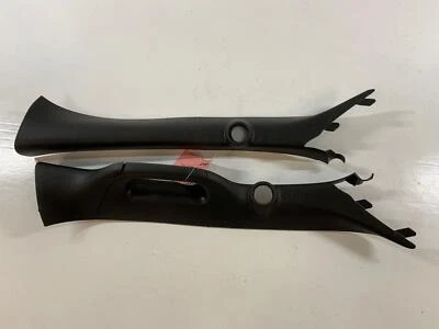 2014 Ford F150 LH & RH Black A-Pillar Set OEM w/Speaker Cutouts Tweeters Foto 1 de 4