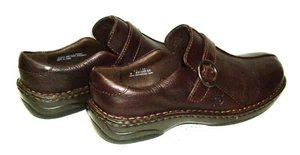 Born Shoes Women's 8.5 M Rickey Slip on Loafers Mahogany Leather DRYZ NEW in BOX - Picture 1 of 7