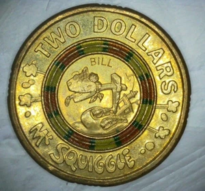 2019 Royal Australian Mint $2 Coloured Mr Squiggle 'BILL' Circulating Coin #26 - Picture 1 of 2