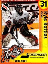 2000-01 Medicine Hat Tigers #22 Kyle Kettles