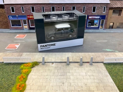 1/50 Mini Cooper Pantone Dark Grey.  Tiny City/ Tiny Diecast - Image 1 of 4