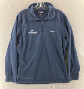 Patagonia Jacket Mens Large Better Sweater Fleece 1/4 Zip Blue Starr Regional - Picture 1 of 10