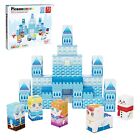 Picassotiles Magnet Cube Winter Ice Themed Building Block Toy Set Pmc72