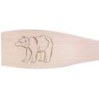 Large 'Bear Line Art' Wooden Cooking Spatula (SA00021709)