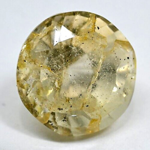 Natural Ceylon Unheated Yellow Sapphire 12.90 Ct Round Certified Loose Gemstone