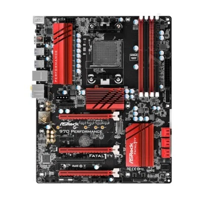 For ASRock 970 Performance Motherboard Socket AM3/AM3+ DDR3 Mainboard - Image 1 of 3