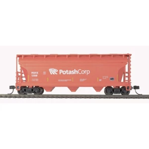 Atlas 50006121 N Scale Potash Corp TMAN 3560 Covered Hopper #1709 - Picture 1 of 3