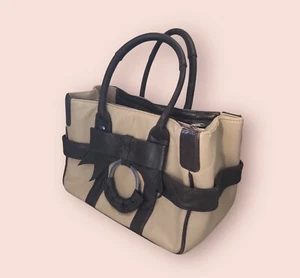 MY FLAT IN LONDON Chic Handbag Purse Bucket Leather Office Mom Travel Y2K  - Picture 1 of 15