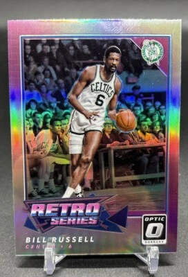 Bill Russell 2017 Panini Donruss Optic Retro Series Holo #3 - Image 1 of 2