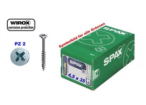 ABC Spax®  Spanplattenschrauben Senkkopf  4,5 x 35 mm PZ 2 - (Menge wählbar) - Bild 1 von 1