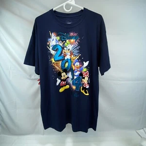 Walt Disney 2014 Disney Florida T-Shirt Damen Gr. XL (16/18) Blau Neu mit Etikett - Bild 1 von 6