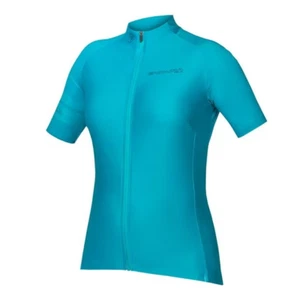 WOMENS ENDURA PRO 2 SL SHORT SLEEVED CYCLING JERSEY - BLUE - SIZE 14 (L) - BNWT - Picture 1 of 1