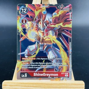 ShineGreymon ST7-10 Gioco di carte Digimon quasi nuovo - Foto 1 di 2