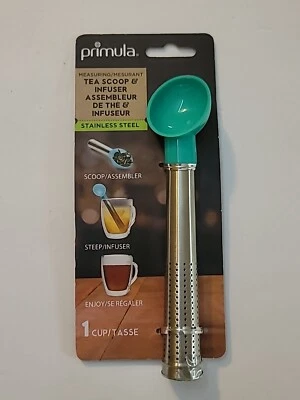 Cuchara de té de medición Primula e infusor infusor de acero inoxidable / empinado / infusor Foto 1 de 4