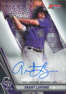 2019 BOWMAN'S BEST GRANT LAVIGNE BEST OF 2019 AUTO COLORADO ROCKIES - Picture 1 of 1