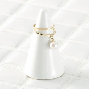 MUJI White / orange-red Ceramic Ring Holder - Bild 1 von 6