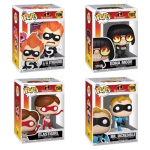 FUNKO Disney/Pixar • The Incredibles 20th Anniversary Set of 4 w/ Protectors - Picture 1 of 2