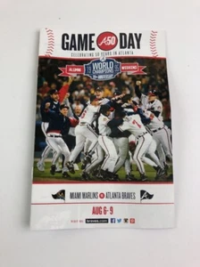 Programa del día del juego de los Atlanta Braves Marlins 6-9 de agosto juego de ex alumnos campeones de fin de semana - Imagen 1 de 12