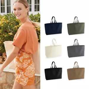 Westford Mill Oversized Canvas Tote Bag W696 - Extra Large Soft Handles - Picture 1 of 14