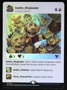 Magic TCG - Secret Lair Drop Series - Goblin Ringleader - 1616 - Uncom - Foil NM - Picture 1 of 2