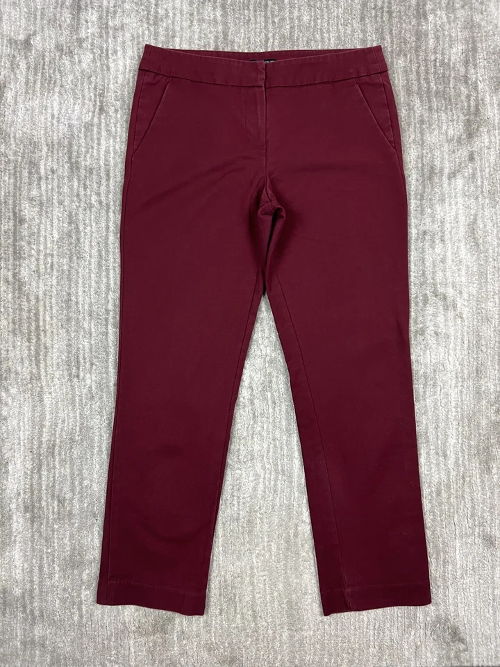 Pantalones Audrey & Celine para mujer 4 rojos informales pierna recta Foto 1 de 4