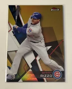 13/50* Anthony Rizzo 2018 Topps Finest Chrome Refractor* MLB Cubs/NY Yankees #37 - Picture 1 of 3