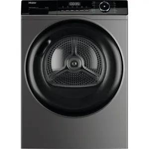 Haier HD100-A2939S i-Pro Series 3 Heat Pump Tumble Dryer 10 Kg Graphite A++ - Picture 1 of 10