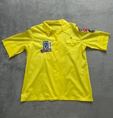 Boy Scouts of America Shirt Men's Large Yellow Den Leader Short Sleeve Uniform - Image 1 of 4