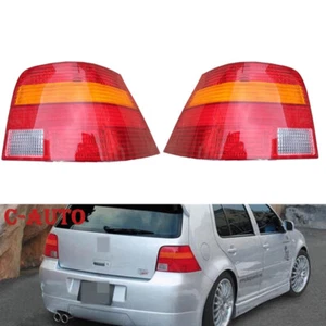 1 Pair Rear Tail Light Lamp Housing For VW Golf 4 MK4 1998-2005 NO Bulbs - Picture 1 of 5