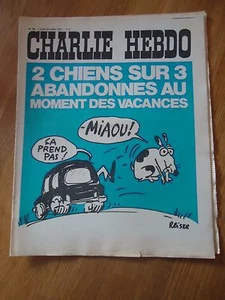 CHARLIE HEBDO N°89 CHIEN ABANDON VACANCES REISER 31 juil 1972 WOLINSKI CABU - Picture 1 of 1