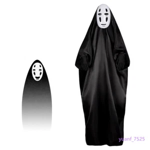 Costume Halloween Spirited Away No Face Man Cosplay Carnevale Festa Maschera COS Nuovo - Foto 1 di 8