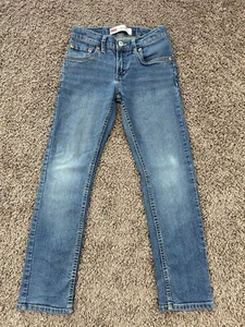 Levi’s 511 Jeans Kinder Größe 10R Blau Denim Slim Verstellbarer Bund Stretch - Bild 1 von 10