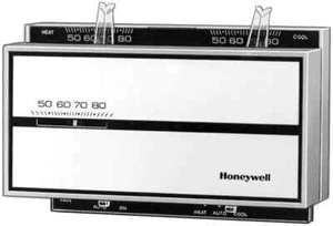 Honeywell, Inc. T874B1019 Multistage and Heat Pump Thermostat, 1 Heat / 2 Cool - Picture 1 of 2
