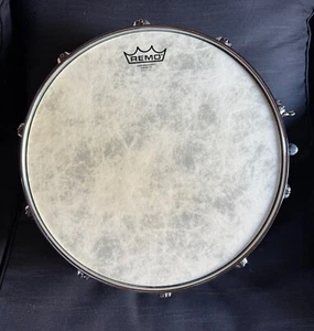 Ludwig Supralite 15x5 steel shell snare drum with Ludwig carry bag - Picture 1 of 7