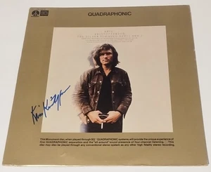 KRIS KRISTOFFERSON FIRMADO EL DIABLO DE LA LENGUA PLATEADA Y YO VINILO LP CERTIFICADO DE AUTENTICIDAD - Imagen 1 de 1
