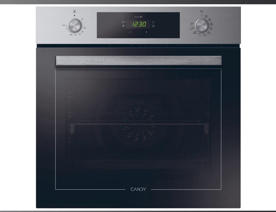 Candy Integrierter multifunktionsbackofen 65l 60cm pyrolyse aus edelstahl - Bild 1 von 1