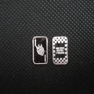 1 GRAMM SILBER 999 SILBERBARREN MOTIV "JOKER" KARTEN POKER BLACK JACK SKAT - Bild 1 von 3