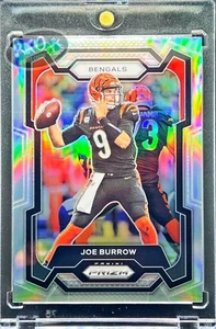 Joe Burrow RARE PRIZM REFRACTOR INVESTMENT CARD SSP PANINI BENGALS MVP MINT - Picture 1 of 4