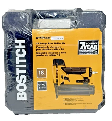 Bostitch (BT1855K) Smart Point 18GA Brad Nailer Kit Nail Gun Air Tools NEW w/Box - Image 1 of 4