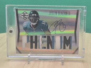 2012 Justin Blackmon #205 Limited Phenom /199 RPA Patch auf Karte Auto RC Jaguars - Bild 1 von 3