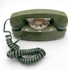 Vintage Western Electric Princess Phone Rotary Dial Avocado Green 702BM