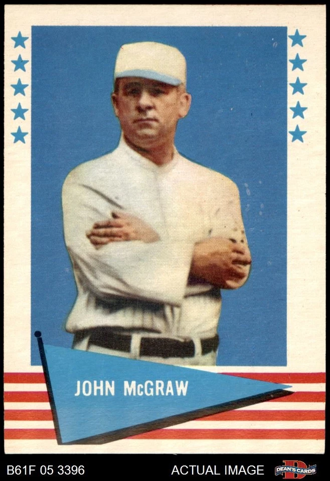 1961 Fleer #60 John McGraw Giants MANAGER HOF 7 - NM - Image 1 of 1