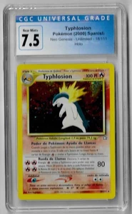 Typhlosion Neo Genesis Unlimited Holo 18/111 CGC 7,5 - Imagen 1 de 2