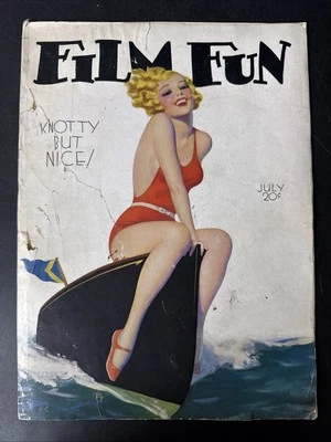 Vintage Film Fun Magazine, Vol. 58 #531, July 1933 - Image 1 of 4